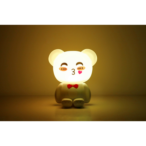 Creative Cute Bear Silicone Bedside Night Light